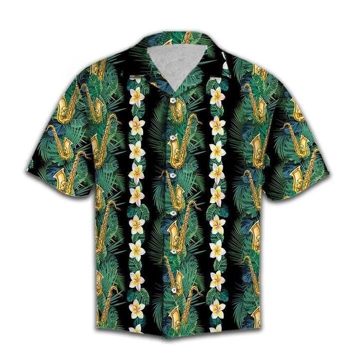 Felacia [Hawaii Shirt] Amazing Saxophone Music Love Unisex Hawaiian Aloha Shirts-ZX2615